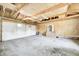 Spacious two-car garage with ample storage space and a window for natural light at 423 W Janet Dr, Brownsburg, IN 46112