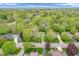 Wide aerial view of a leafy residential neighborhood with lush greenery and a clear sky with some clouds at 4232 Briarwood Dr, Indianapolis, IN 46250