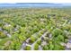 Extensive aerial view of a vibrant residential area, showcasing tree-lined streets and well-kept homes at 4232 Briarwood Dr, Indianapolis, IN 46250