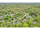 Sprawling aerial view of a green, suburban neighborhood featuring tree-lined streets and neatly arranged houses at 4232 Briarwood Dr, Indianapolis, IN 46250
