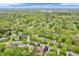 Expansive aerial view of a lush, tree-filled neighborhood with well-spaced homes on a sunny day at 4232 Briarwood Dr, Indianapolis, IN 46250