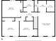 Floor plan showing the bedroom, bathrooms, W.I.C., and primary bedroom layout at 4232 Briarwood Dr, Indianapolis, IN 46250