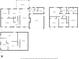 Detailed floor plan of a home, showing room dimensions and layout for each level at 4232 Briarwood Dr, Indianapolis, IN 46250