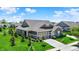 Beautiful aerial view of a well-maintained home with lush landscaping and a charming neighborhood setting at 4965 Eldon Dr, Noblesville, IN 46062