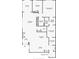 Detailed floor plan with room dimensions, closet locations, entry, and garage not shown at 4965 Eldon Dr, Noblesville, IN 46062