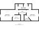 Floor plan for the upstairs levels of the house with bedrooms and bathrooms at 5015 E 70Th E St, Indianapolis, IN 46220