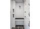 Shower with multiple shower heads, subway tile, and built-in niche at 5224 Boulevard Pl, Indianapolis, IN 46208