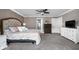 Serene bedroom featuring plush carpet, ample closet space, and neutral decor at 863 N Park Trail Dr, Carmel, IN 46032