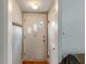 A view of the interior side of the entryway door at 8636 Rockville Rd, Indianapolis, IN 46234