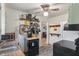 Classic kitchen with updated appliances and ample shelving, with convenient layout at 8636 Rockville Rd, Indianapolis, IN 46234