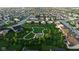 Aerial view of a community park with playground equipment and walking paths at 934 Steel Horse Dr, Westfield, IN 46074
