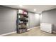Spacious basement with storage, shelving, and additional appliance space at 941 Pine Ridge Way, Brownsburg, IN 46112