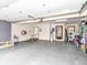 Spacious two-car garage featuring ample storage and an access ramp to the house at 941 W Barouche, Pendleton, IN 46064