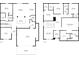 Main level floor plan showcasing kitchen, living areas, office, garage and carport at 991 Terra Ln, Franklin, IN 46131