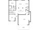 Main level floor plan showcasing kitchen, living areas, office, garage and carport at 991 Terra Ln, Franklin, IN 46131