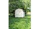A well-maintained backyard storage shed provides practical storage solutions at 10751 N Kitchen Rd, Mooresville, IN 46158