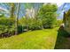 Backyard with a white swing at 1120 Crystal Ct, Avon, IN 46123
