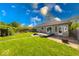 This home features a large lush backyard with a deck and patio area, perfect for entertaining or relaxation at 1120 Crystal Ct, Avon, IN 46123