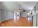 Inviting living room with hardwood floors, a cozy fireplace, and an open layout for entertaining at 1120 Crystal Ct, Avon, IN 46123
