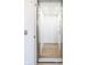 An inside view of an elevator with hardwood floors and white walls at 11904 Spring Mill Rd, Carmel, IN 46032