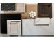 Variety of samples of tiles and cabinet doors and surfaces at 1215 Herbert St, Indianapolis, IN 46202
