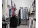 Well-organized walk-in closet with ample hanging space and shelving at 127 Monon Green Blvd, Carmel, IN 46032