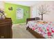 Vibrant bedroom with colorful decor, offering a cheerful and playful atmosphere for a  at 1356 S Catamaran Cir, Cicero, IN 46034