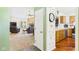 The bright and airy living room and kitchen are a fantastic spot for Gathering and friends at 1356 S Catamaran Cir, Cicero, IN 46034