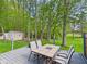The outdoor deck has plenty of space to relax in a quiet, secluded location at 1356 S Catamaran Cir, Cicero, IN 46034