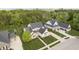Aerial view of the house and landscaped yard at 14003 Grannan Ln, Carmel, IN 46074