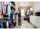 Walk-in closet with custom shelving and storage, offering ample space at 14003 Grannan Ln, Carmel, IN 46074