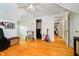 Bonus room has a storage nook and closet for organizing belongings at 1409 Alimingo Dr, Indianapolis, IN 46260