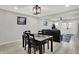 Inviting dining room with modern light fixture and stylish decor offers a comfortable eating space at 1421 Laurel St, Indianapolis, IN 46203