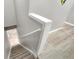 Staircase with neutral carpet and handrail leading to the next level at 1421 Laurel St, Indianapolis, IN 46203