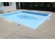 Empty shallow pool with dirty water and no water circulation at 15203 Shoreway Ct, Carmel, IN 46032