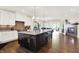 Spacious kitchen with a large island, ample counter space, and an open layout at 16731 George Gang Blvd, Westfield, IN 46062