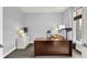 Functional home office setup featuring ample desk space and a window for natural light at 16731 George Gang Blvd, Westfield, IN 46062