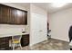A versatile space with desk, cabinets, and storage, offering a dedicated area for work and organization at 16731 George Gang Blvd, Westfield, IN 46062