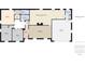 Detailed floor plan showcasing layout of bedrooms, bathrooms, living areas, kitchen, garage, and laundry room with dimensions at 1813 Kingsley Dr, Anderson, IN 46011