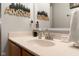Cozy bathroom sink area featuring a modern faucet and decor at 1969 Westminster Pl, Columbus, IN 47201