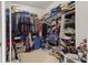 Walk-in closet with ample storage shelves and hanging space for organization at 1969 Westminster Pl, Columbus, IN 47201