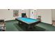 Classic billiard room featuring a well-maintained pool table, perfect for entertaining guests at 350 N Meridian N St # 701, Indianapolis, IN 46204