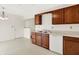 Classic kitchen with oak cabinets, white countertops, and updated appliances at 374 S Baldwin St, Bargersville, IN 46106