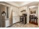 Modern kitchen with stainless steel appliances, a double oven, and ample cabinet space at 411 Woodland W Dr, Greenfield, IN 46140