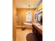 Luxury bathroom boasting a soaking tub, glass-enclosed shower, and dual sink vanity at 5190 Pursel Ln, Carmel, IN 46033