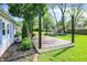 Deck surrounded by lush green space at 5840 Brouse Ave, Indianapolis, IN 46220