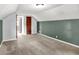 Bedroom with carpet and paneled door at 5840 Brouse Ave, Indianapolis, IN 46220
