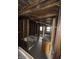 Bathroom shows the potential for a full renovation with a step up tub and sink area ready for remodel at 715 S Anderson St, Elwood, IN 46036