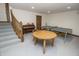 Finished basement with open layout, pool table and vintage piano adds charm to the entertainment area at 7400 Oakbay Dr, Noblesville, IN 46062