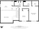 Layout showing living spaces, bedrooms, baths, and garage at 774 Chapel Pines W Dr, Indianapolis, IN 46234